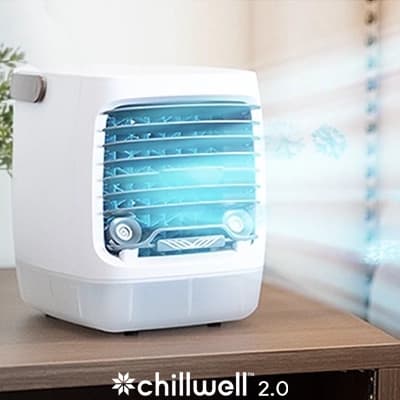ChillWell 2.0 portable air conditioner with powerful cooling and energy-saving design